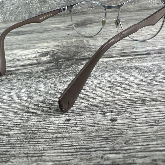 Ray-Ban RB 6365 2531 Eyeglasses 51 17 145mm Polished Taupe Metal FRAMES ONLY - Picture 9 of 15